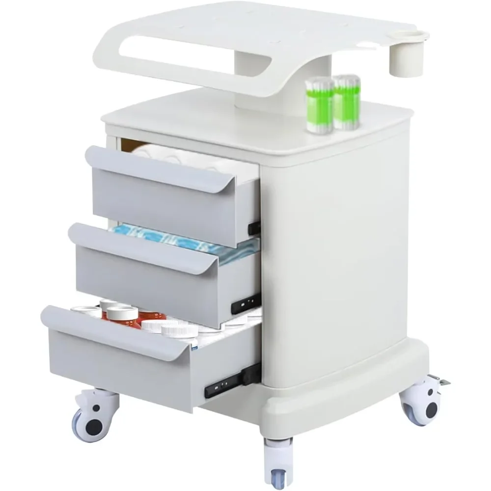 Professional Grade Beauty Salon Trolley Cart on Wheels, Mobile Trolley for Cosmetic Instruments, 3 Layer SPA Stand for Hospitals
Professional Grade Beauty Salon Trolley Cart on Wheels, Mobile Trolley for Cosmetic Instruments, 3 Layer SPA Stand for Hospitals