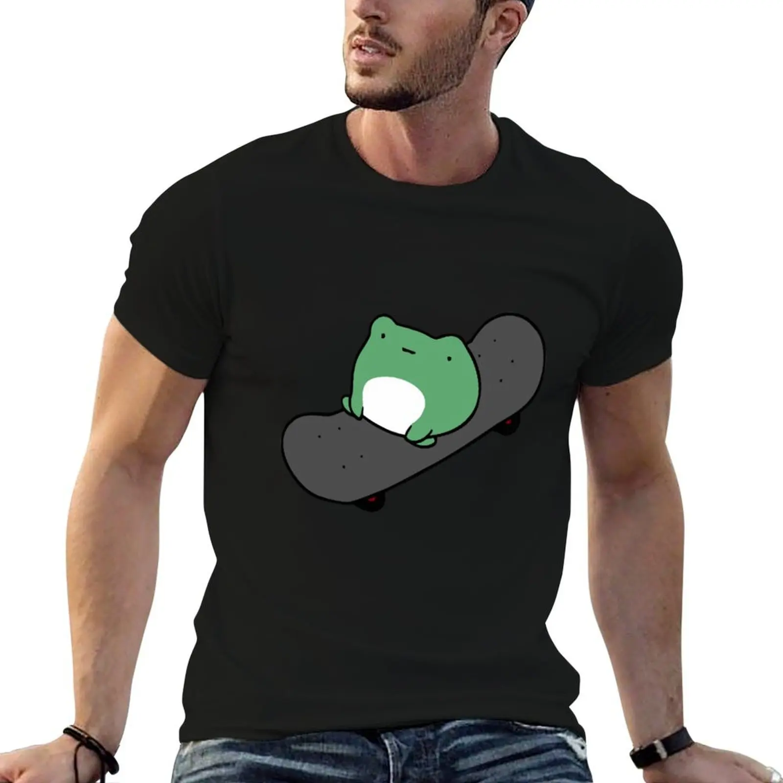 Frog On Skateboard T-Shirt printed t shirts for man men t shirt cotton 100% man tshirt T-shirt
Frog On Skateboard T-Shirt printed t shirts for man men t shirt cotton 100% man tshirt T-shirt