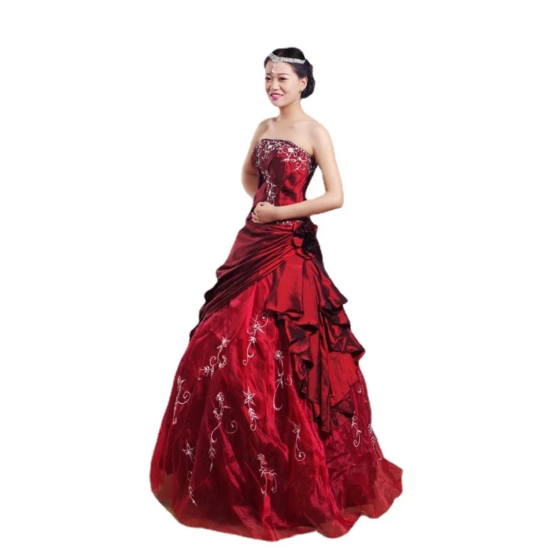 Бальное платье BM с вышивкой, платья для Quinceanera, платья принцессы из тафты с аппликацией на день рождения, милые платья для 16 выпусквечерние вечера, платье для 15 лет
Бальное платье BM с вышивкой, платья для Quinceanera, платья принцессы из тафты с аппликацией на день рождения, милые платья для 16 выпусквечерние вечера, платье для 15 лет