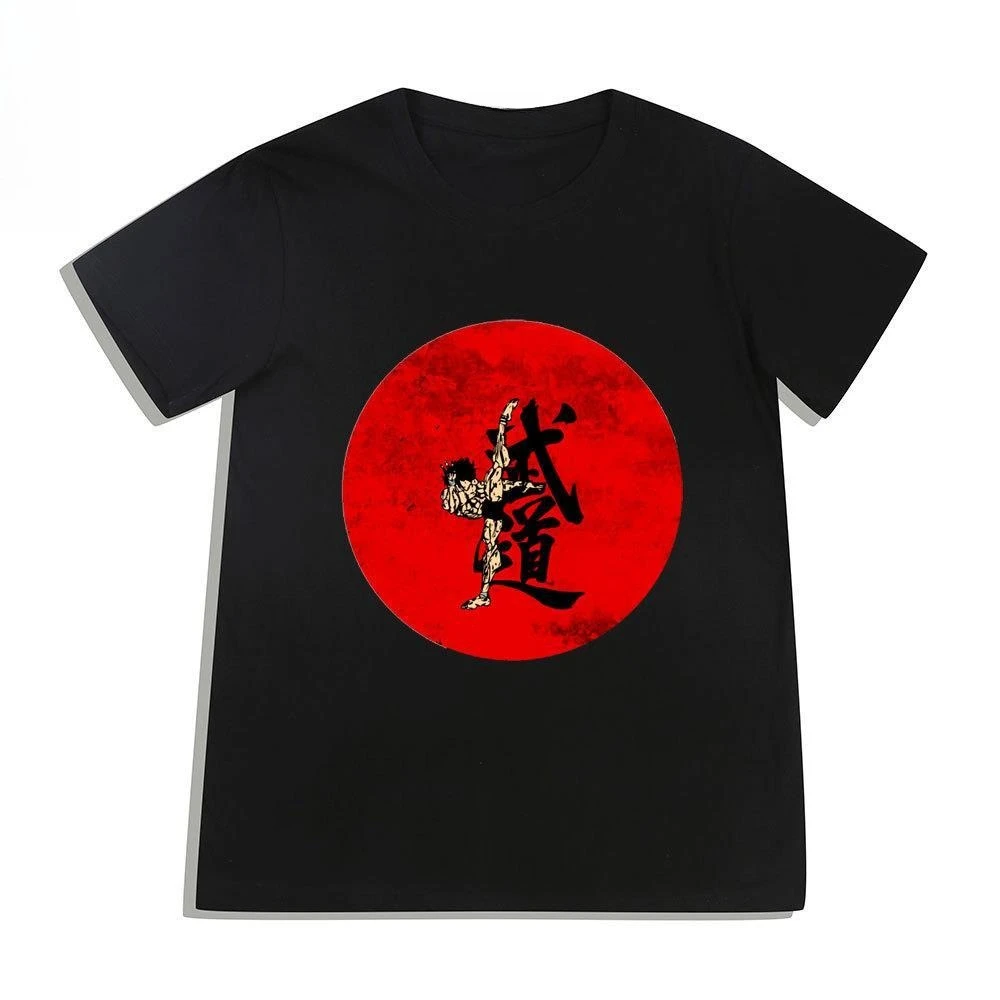 Bandai Genuine High Quality Baki The Grappler Edged Teeth Printed Short Sleeve Men's and Women's Crew Neck Loose T-Shirt
Bandai Genuine High Quality Baki The Grappler Edged Teeth Printed Short Sleeve Men's and Women's Crew Neck Loose T-Shirt
