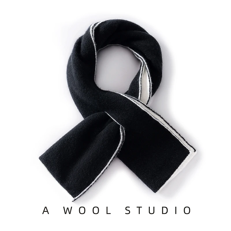 Женский двухцветный перфорированный шарф из 100% чистой шерсти, вязаный зимний теплый мягкий стильный универсальный дышащий аксессуар для холодной погоды
Женский двухцветный перфорированный шарф из 100% чистой шерсти, вязаный зимний теплый мягкий стильный универсальный дышащий аксессуар для холодной погоды