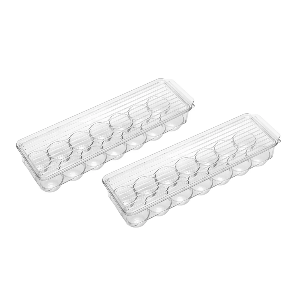2Pcs Refrigerator Egg Storage Box Holder Trays Transparent Organizer 14Holes PETMaterial Stable Household Solution
2Pcs Refrigerator Egg Storage Box Holder Trays Transparent Organizer 14Holes PETMaterial Stable Household Solution
