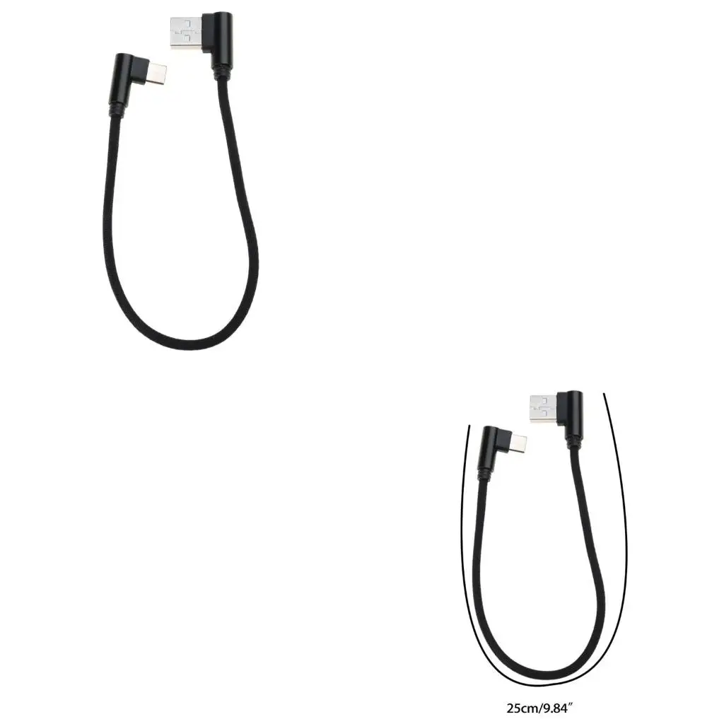 Black/ Blue/Red 90 Degrees 0.25m Double Elbow Type c USB Cable Data Line
Black/ Blue/Red 90 Degrees 0.25m Double Elbow Type c USB Cable Data Line