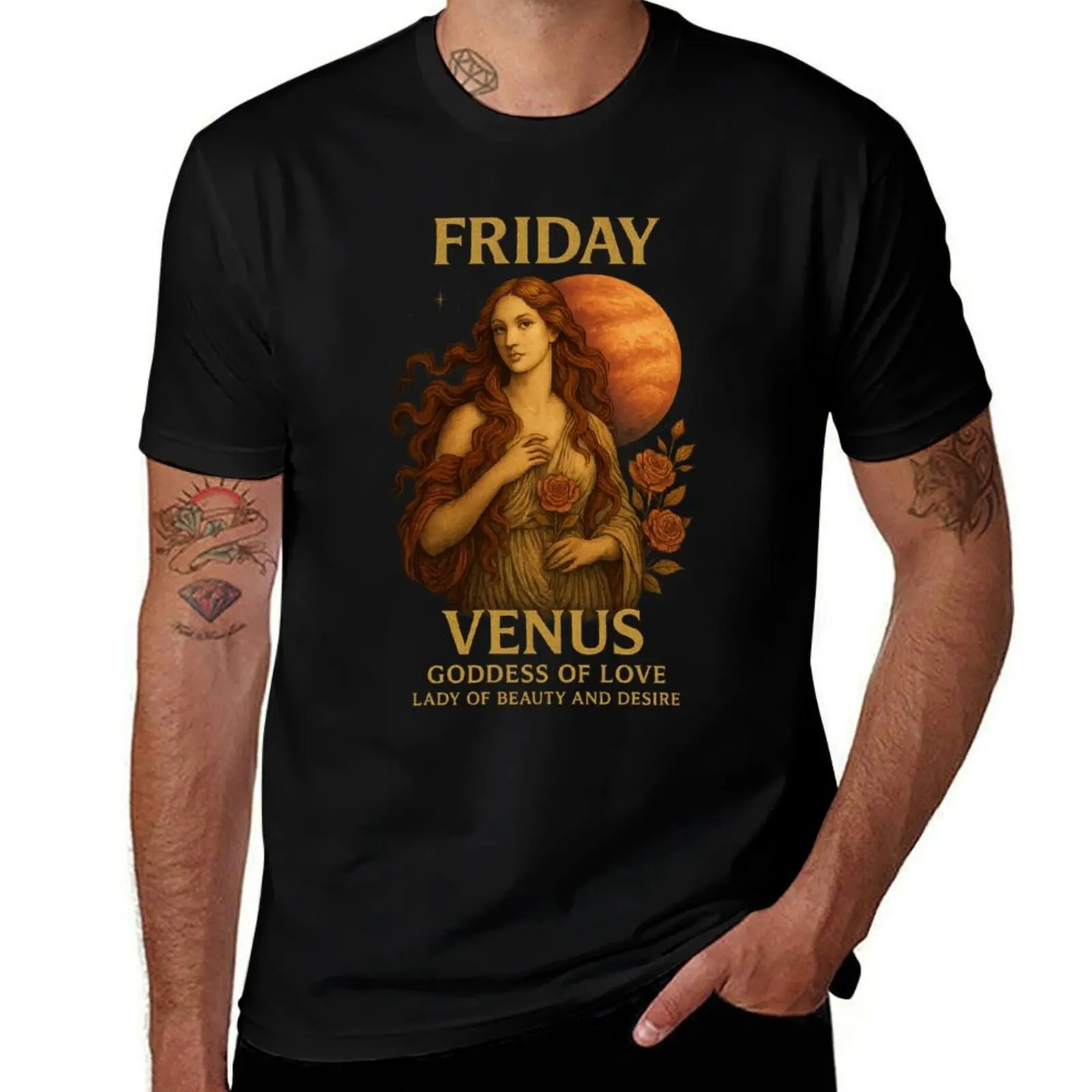 FRIDAY / FRIDAY — VENUS, GODDESS OF LOVE T-Shirt custom t shirt blanks summer shirt oversized t shirt men
FRIDAY / FRIDAY — VENUS, GODDESS OF LOVE T-Shirt custom t shirt blanks summer shirt oversized t shirt men