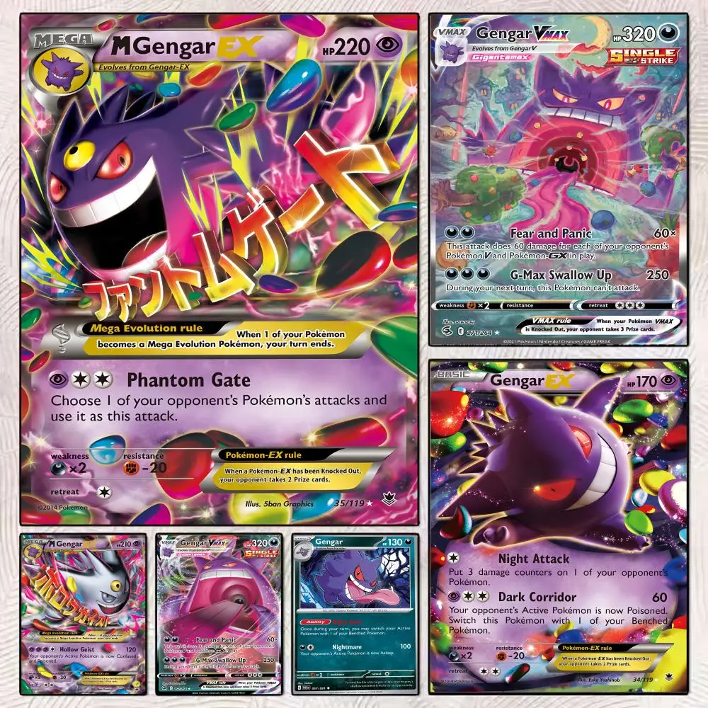 Gengar Rare Card Pattern Cool Poster Sticker Self Adhesive For Office Home Movie Theater Wall Art Decor Fancy Gift
Gengar Rare Card Pattern Cool Poster Sticker Self Adhesive For Office Home Movie Theater Wall Art Decor Fancy Gift