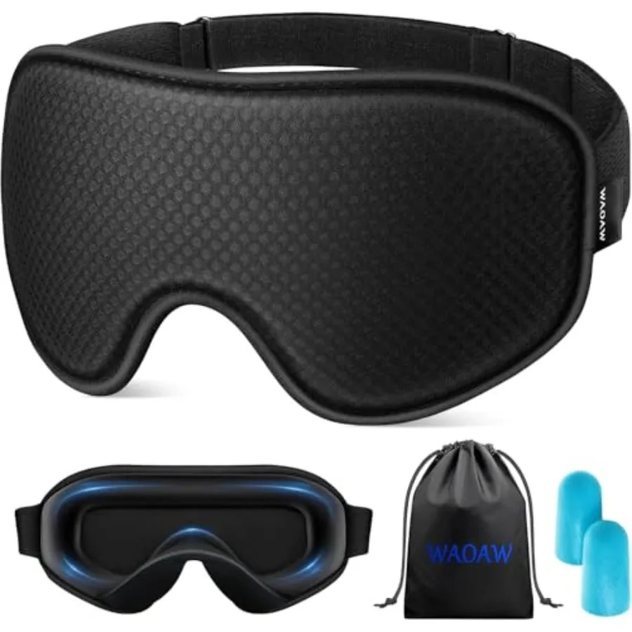 Sleep Mask for Men Women: out Eye Masks for Sleep - 3D Breathable Soft Comfortable Eye Mask for Travel - Adjustable Light Block
Sleep Mask for Men Women: out Eye Masks for Sleep - 3D Breathable Soft Comfortable Eye Mask for Travel - Adjustable Light Block