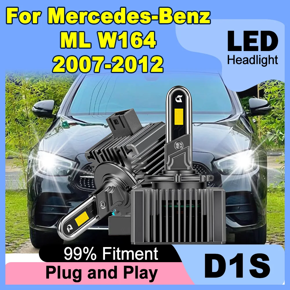 2 шт. светодиодные ксеноновые фары D1S Canbus с вентилятором, дизайн 1:1, высокая яркость, для Mercedes-Benz ML W164 2007-2012, турбо HID ксеноновые лампы
2 шт. светодиодные ксеноновые фары D1S Canbus с вентилятором, дизайн 1:1, высокая яркость, для Mercedes-Benz ML W164 2007-2012, турбо HID ксеноновые лампы