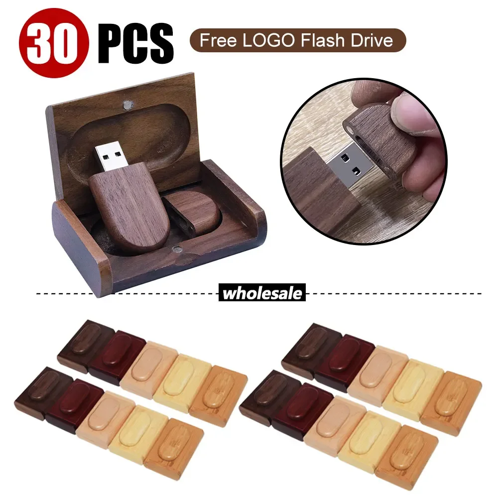 30pcs Free custom logo USB flash drive Wooden box Memory stick 128GB Pen drive 64GB 16GB 32GB 4GB Creative Wedding gift U Disk
30pcs Free custom logo USB flash drive Wooden box Memory stick 128GB Pen drive 64GB 16GB 32GB 4GB Creative Wedding gift U Disk
