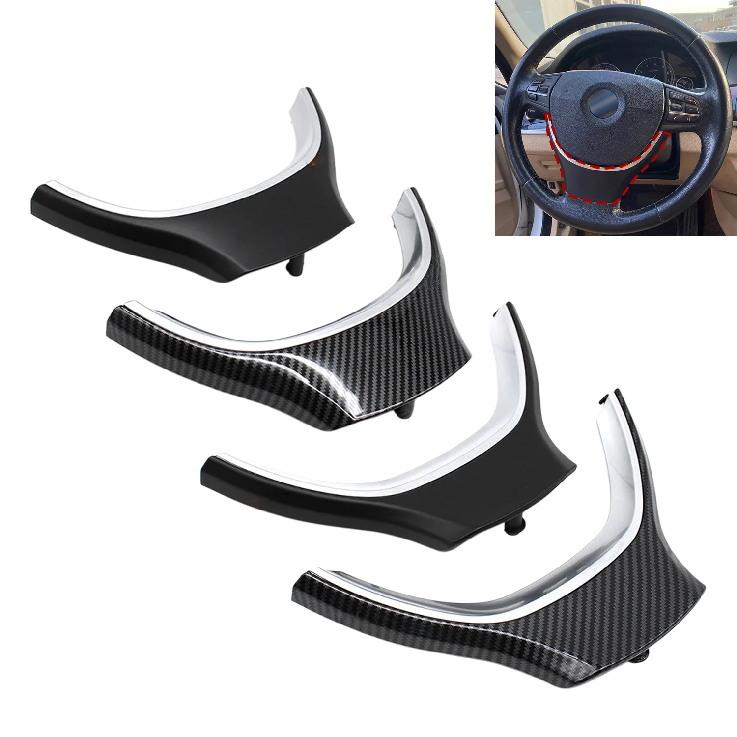 Steering Wheel Lower Protector Cover Trim For BMW 5 5GT 6 7 Series F10 F11 F01 F02 F12 F13 F06 F07 2009 2010 2011 2012 2013
Steering Wheel Lower Protector Cover Trim For BMW 5 5GT 6 7 Series F10 F11 F01 F02 F12 F13 F06 F07 2009 2010 2011 2012 2013