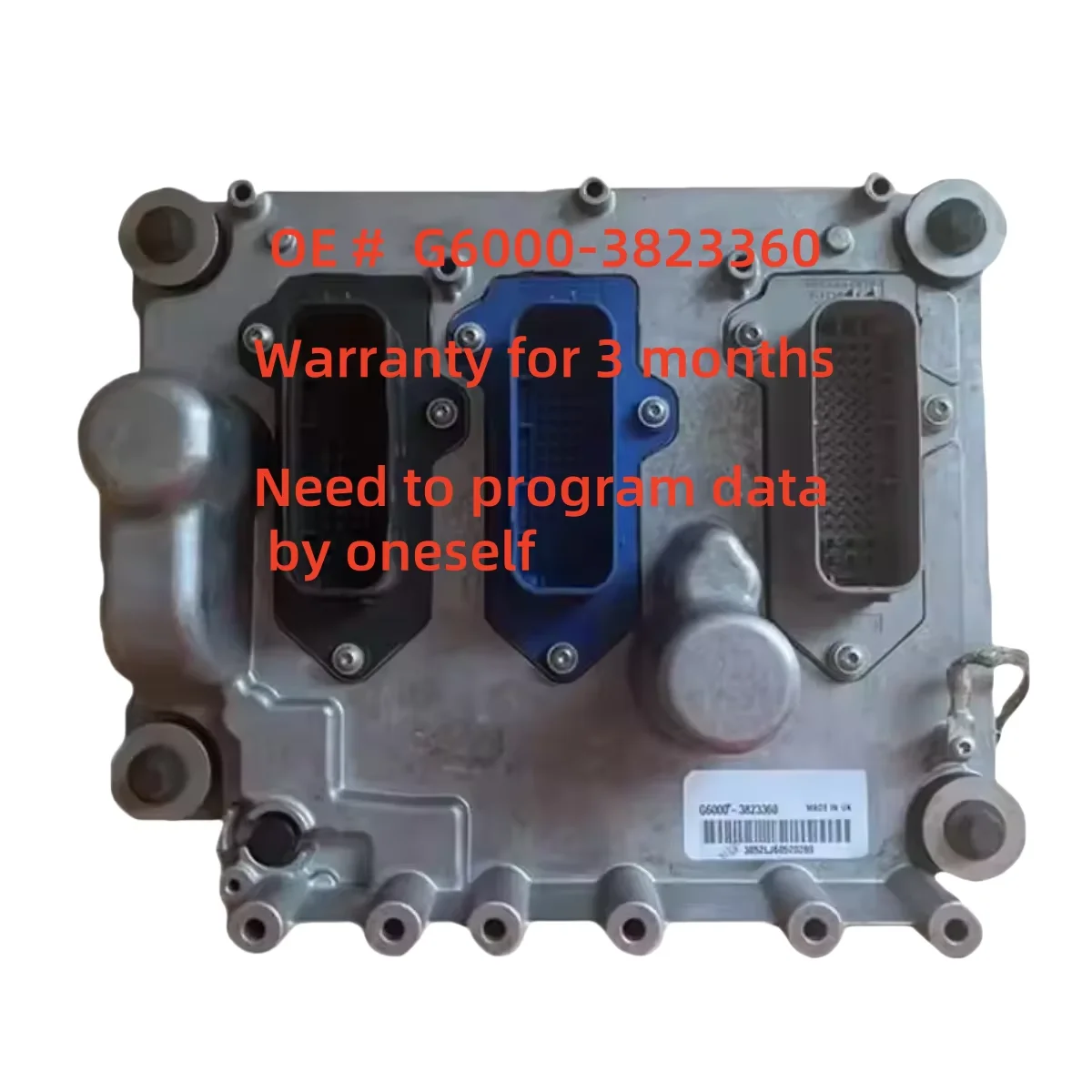 High quality G6000-3823360 G60003823360 Electronic Control Module Unit Computer Version ECM ECU for diesel engine
High quality G6000-3823360 G60003823360 Electronic Control Module Unit Computer Version ECM ECU for diesel engine