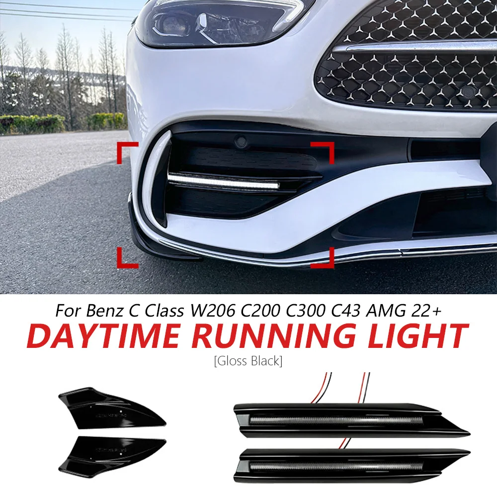 Дневные противотуманные фары для Benz Class W206 C200 C300 C43 AMG 2022+ дневные фары с бампером, угловая накладка, тюнинг
Дневные противотуманные фары для Benz Class W206 C200 C300 C43 AMG 2022+ дневные фары с бампером, угловая накладка, тюнинг