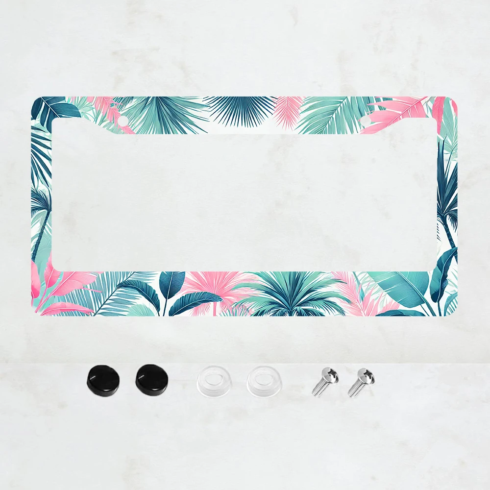 1PC Plam Trees License Plate Frame Hawaii Tropical Leaves License Plate Holder Funny License Plate for Car Decoration Aluminum
1PC Plam Trees License Plate Frame Hawaii Tropical Leaves License Plate Holder Funny License Plate for Car Decoration Aluminum