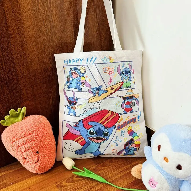 Stitch Canvas Bag Disney Cute Cartoon Large Capacity Student Book Shoulder Handbag Durable Lightweight School Travel Tote Gift
Stitch Canvas Bag Disney Cute Cartoon Large Capacity Student Book Shoulder Handbag Durable Lightweight School Travel Tote Gift