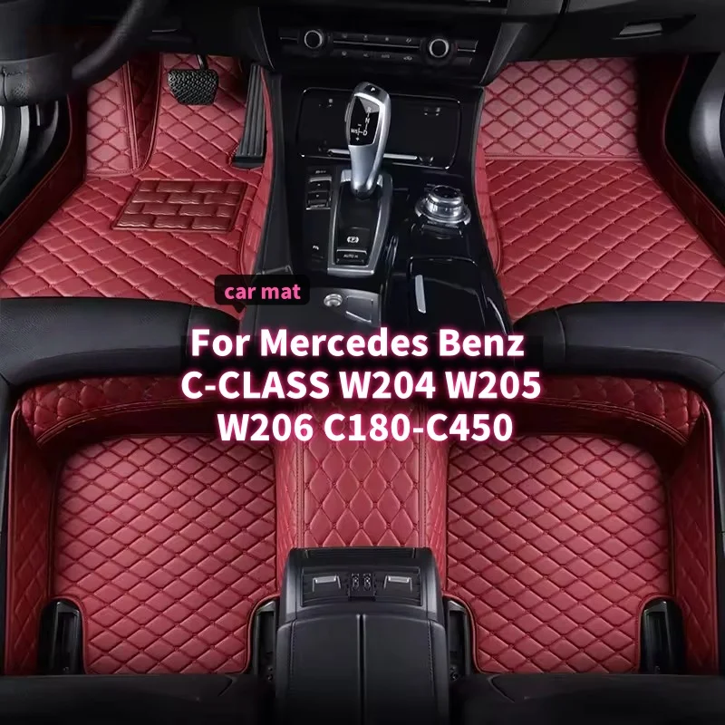 Автомобильные коврики на заказ для Mercedes Benz C-CLASS W204 W205 W206 C180-C450, противоскользящие автомобильные ковры, аксессуары для ног
Автомобильные коврики на заказ для Mercedes Benz C-CLASS W204 W205 W206 C180-C450, противоскользящие автомобильные ковры, аксессуары для ног