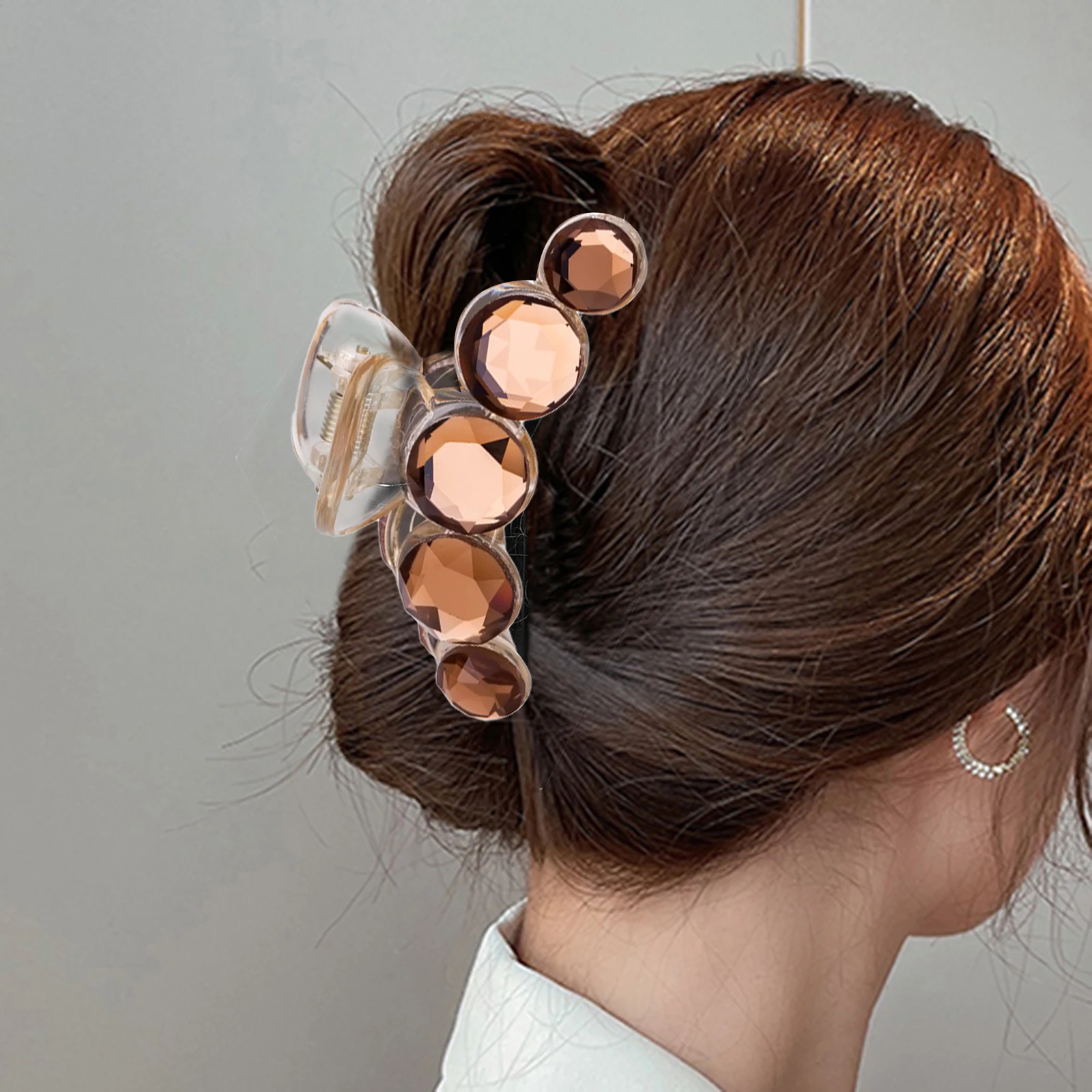 4pcs Crystal Jaw Clips Elegant Simple Ponytail Hair Clips For Girls Women Festival Daily Use Birthday Christmas Gifts
4pcs Crystal Jaw Clips Elegant Simple Ponytail Hair Clips For Girls Women Festival Daily Use Birthday Christmas Gifts