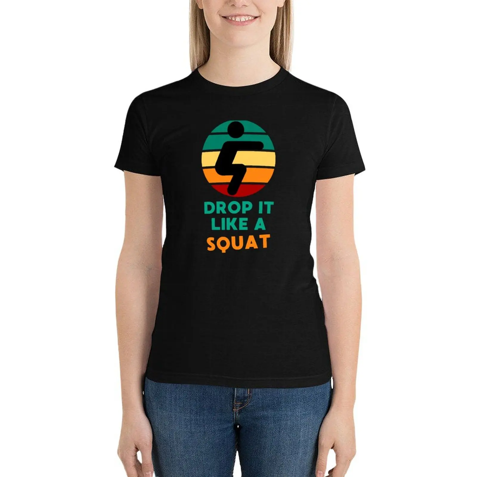 DROP IT LIKE A SQUAT FITNESS GYM JOKE T-Shirt cute tops tops summer top cute clothes t shirt Women
DROP IT LIKE A SQUAT FITNESS GYM JOKE T-Shirt cute tops tops summer top cute clothes t shirt Women