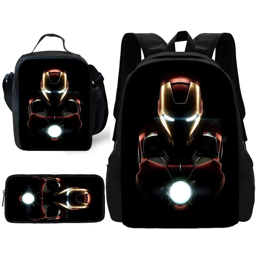 Iron Man Marvels Child School Backpack with Lunch Bags ,Pencil Bags ,School Bags for Boys Girls Best Gift
Iron Man Marvels Child School Backpack with Lunch Bags ,Pencil Bags ,School Bags for Boys Girls Best Gift