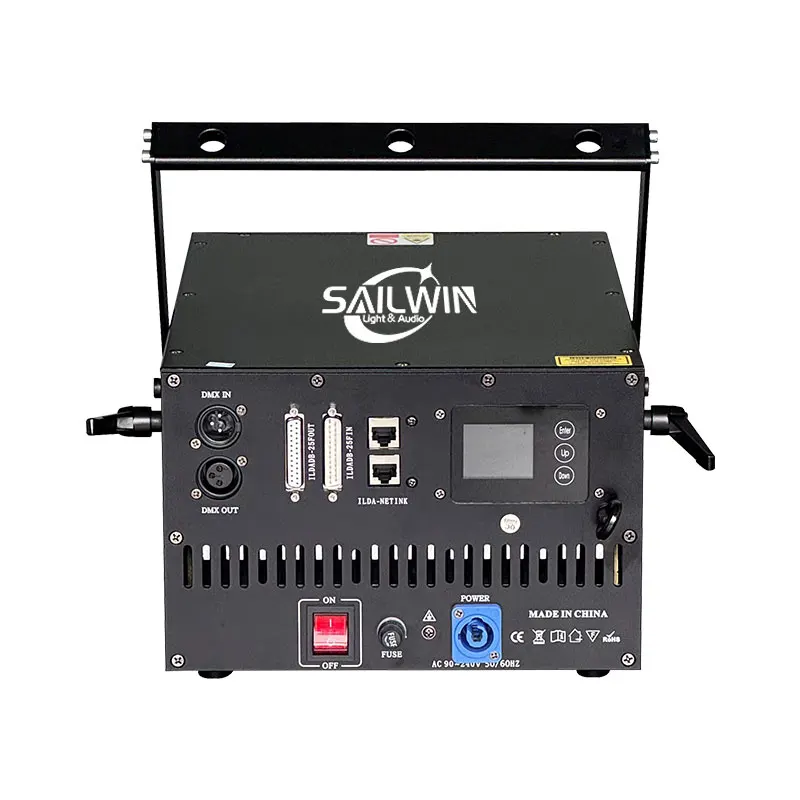 SAILWIN SW-HL10 10W/12W Full Color RGB La ser Light Weddings Night Clubs Disco Mini 3D Animation Stage Lighting for DJ
SAILWIN SW-HL10 10W/12W Full Color RGB La ser Light Weddings Night Clubs Disco Mini 3D Animation Stage Lighting for DJ