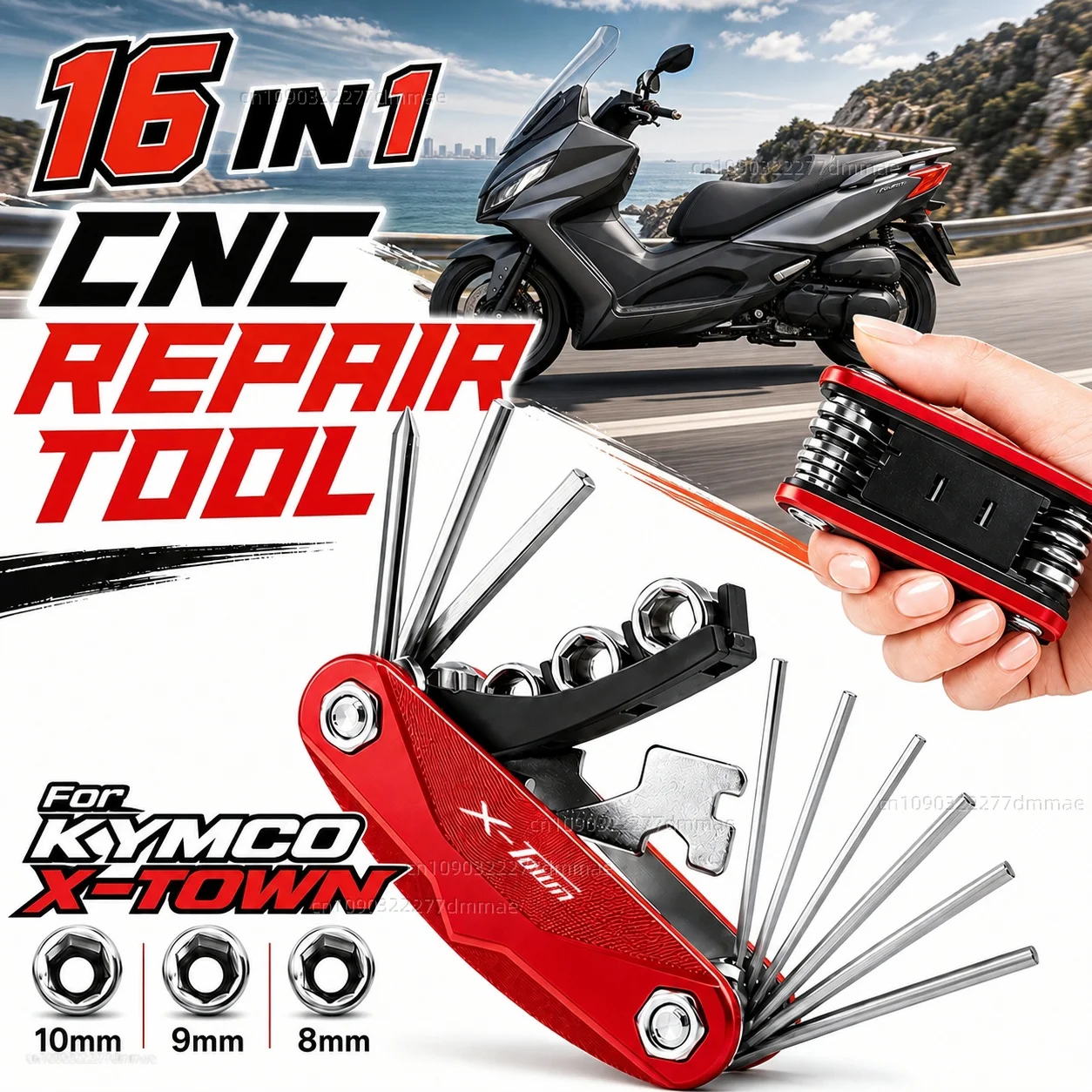 For KYMCO X-TOWN125i X-TOWN300i Motorcycle Tool Repair Kit Multifunctional Screwdriver Wrench Hex Key Set Portable Bike
For KYMCO X-TOWN125i X-TOWN300i Motorcycle Tool Repair Kit Multifunctional Screwdriver Wrench Hex Key Set Portable Bike