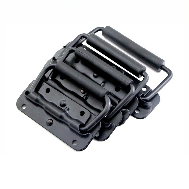 Folded Spring Handle, 304 Stainless Steel, Black, Handle Plate Type, Luggage Ring Handle Equipment
Folded Spring Handle, 304 Stainless Steel, Black, Handle Plate Type, Luggage Ring Handle Equipment