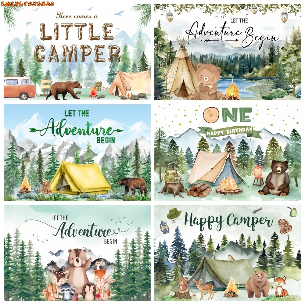 Happy Camper Photography Backdrop Let the Adventure Begin Kids 1st Birthday Decor Custom Name Photo Background Photozone Props
Happy Camper Photography Backdrop Let the Adventure Begin Kids 1st Birthday Decor Custom Name Photo Background Photozone Props
