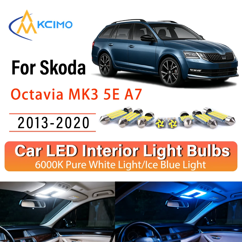 Easy Install LED Interior Lights For Skoda Octavia MK3 5E A7 2013-2020, Blue Light,White Light, Atmosphere Lights Kit Premium
Easy Install LED Interior Lights For Skoda Octavia MK3 5E A7 2013-2020, Blue Light,White Light, Atmosphere Lights Kit Premium
