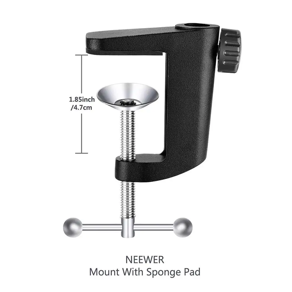 2Pcs Desk Clamp Durable Premium Material Sturdy C-type Base Adjustable Microphone Bracket Table Lamp Holder Metal Clamp For Home
2Pcs Desk Clamp Durable Premium Material Sturdy C-type Base Adjustable Microphone Bracket Table Lamp Holder Metal Clamp For Home
