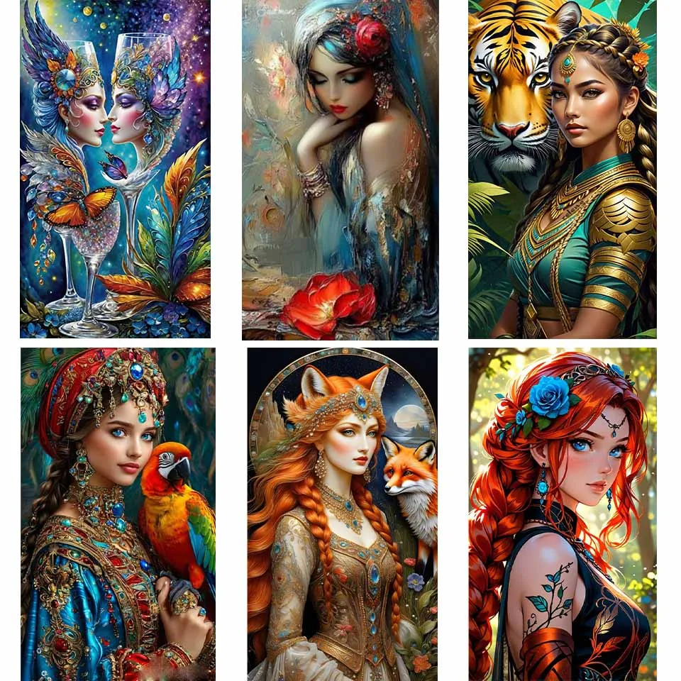 Dreamy Women and Animals Flower 5D DIY Diamond Painting New 2025 Cross Embroidery Mosaic Diamond Embroidery Sales
Dreamy Women and Animals Flower 5D DIY Diamond Painting New 2025 Cross Embroidery Mosaic Diamond Embroidery Sales