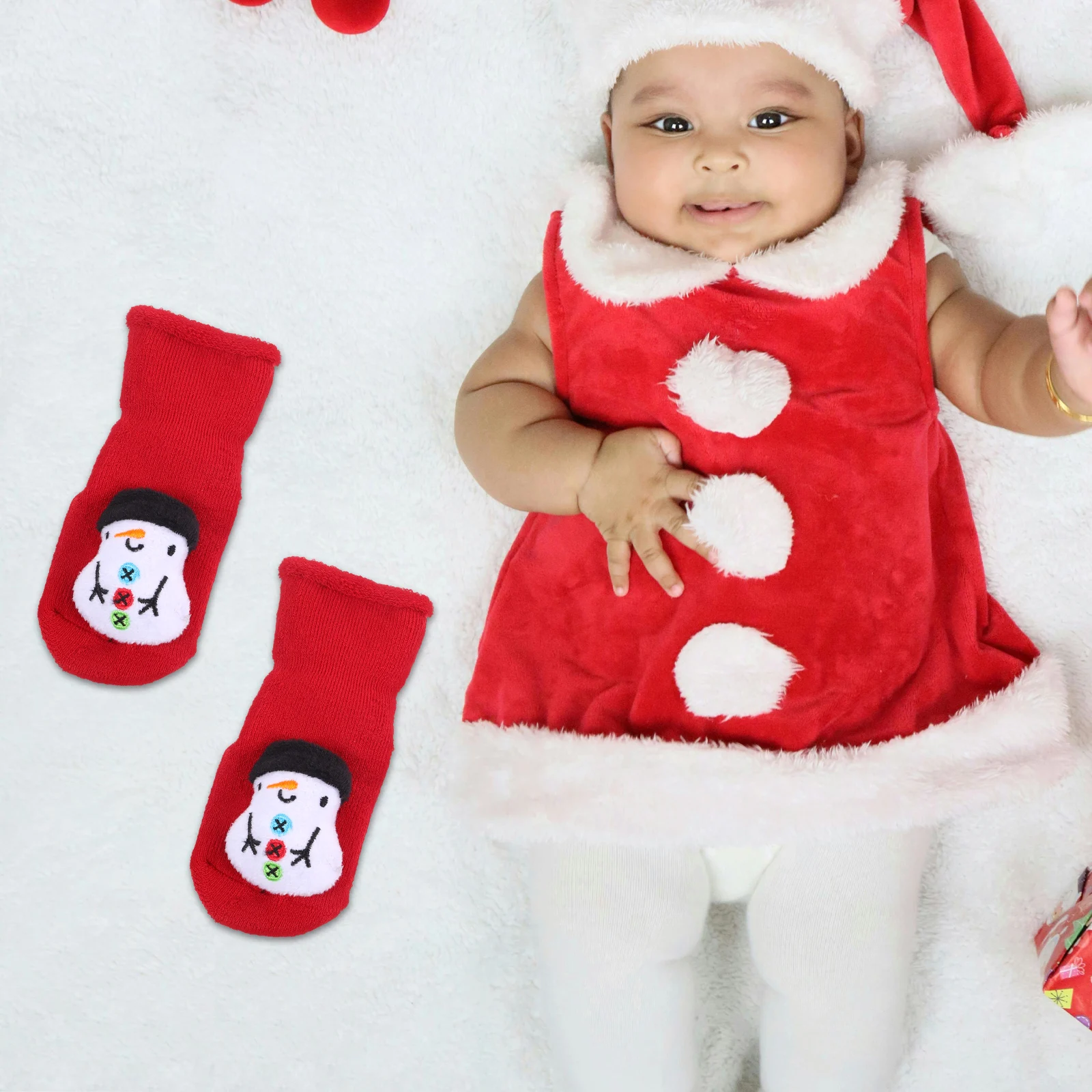 2 Pairs Thicken Warm Cotton Socks Winter Baby Newborn Christmas Tree Pendant Red Non Skid Grippers Soft Cozy Elastic Ankle Fit
2 Pairs Thicken Warm Cotton Socks Winter Baby Newborn Christmas Tree Pendant Red Non Skid Grippers Soft Cozy Elastic Ankle Fit