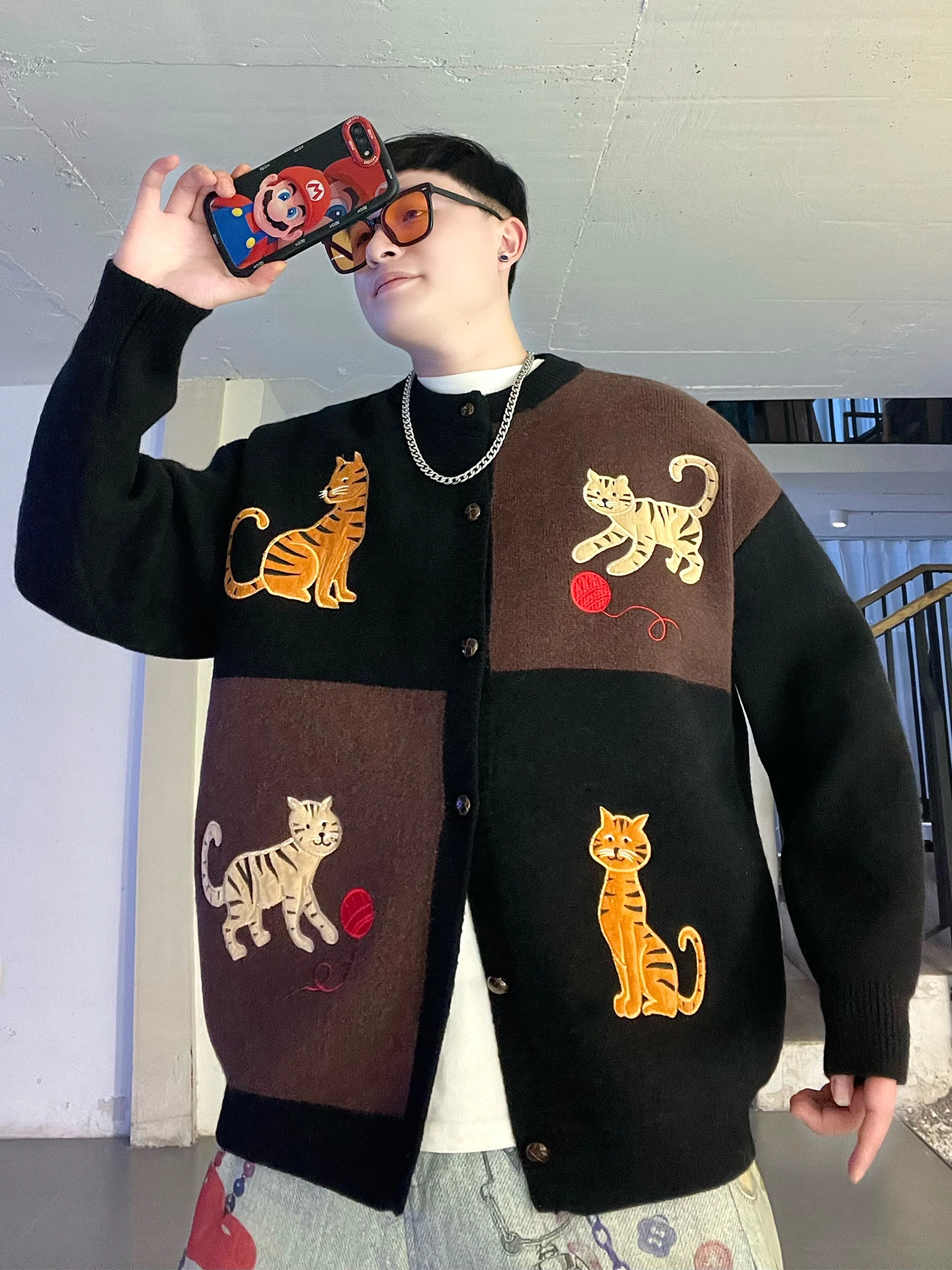 Thiened Retro Lazy Sle Knitted Cardigan Men's Autumn Winter Loose Fit Embroidery Sweater Coat Casual Comfortable Brea...
Thiened Retro Lazy Sle Knitted Cardigan Men's Autumn Winter Loose Fit Embroidery Sweater Coat Casual Comfortable Brea...