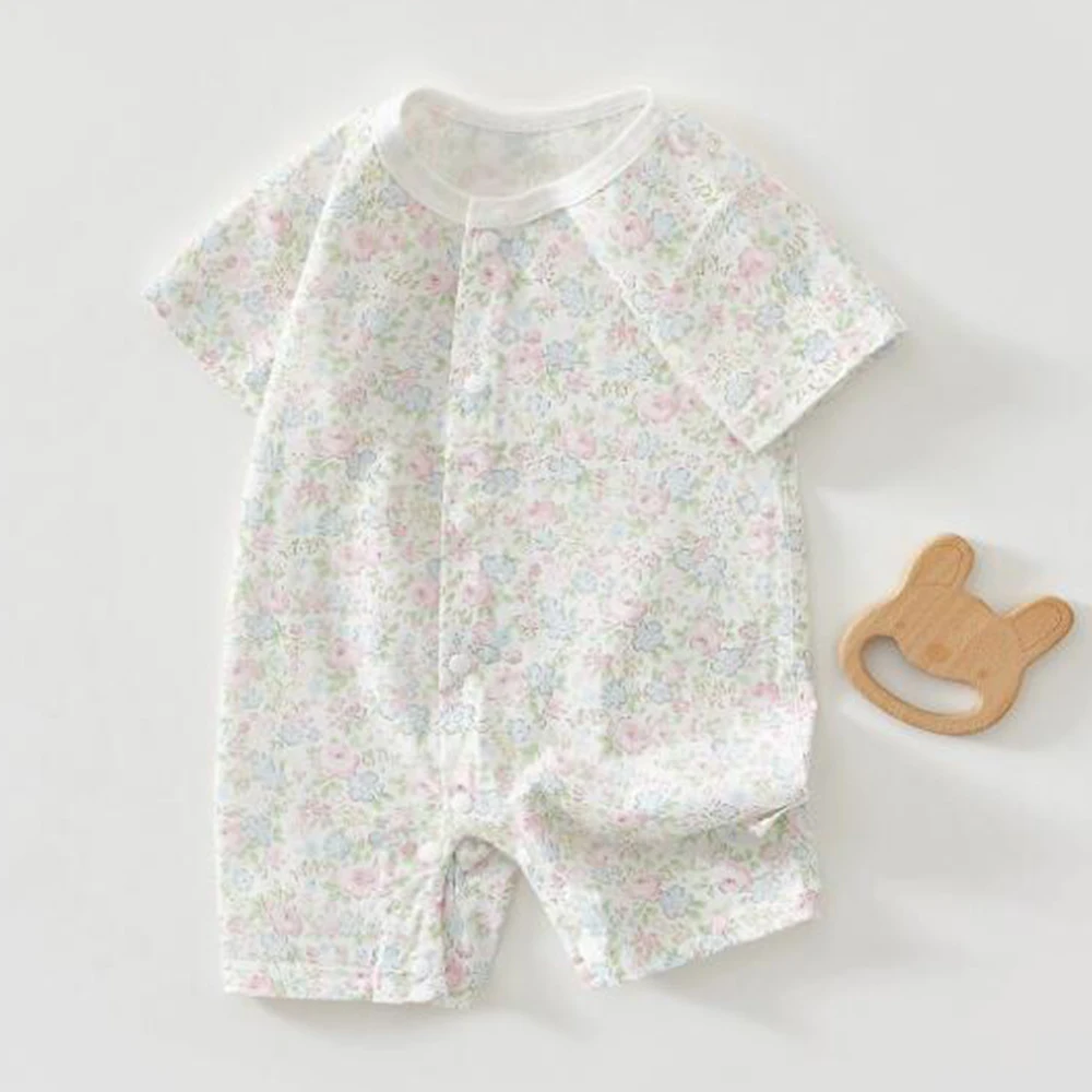 Baby Girl Summer Clothes 100% Cotton Short Sleeve Baby Boy Romper Floral Cute Animal Print Newborn Jumpsuit
Baby Girl Summer Clothes 100% Cotton Short Sleeve Baby Boy Romper Floral Cute Animal Print Newborn Jumpsuit