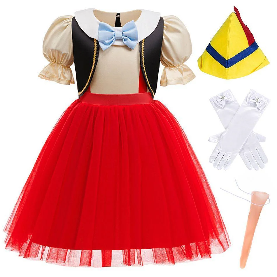 Костюм куклы для девочек на карнавал: красное тюлевое платье с жилетом, шляпой, перчатками, накладным носом – наряд для детских вечеринок и Хэллоуина
Костюм куклы для девочек на карнавал: красное тюлевое платье с жилетом, шляпой, перчатками, накладным носом – наряд для детских вечеринок и Хэллоуина