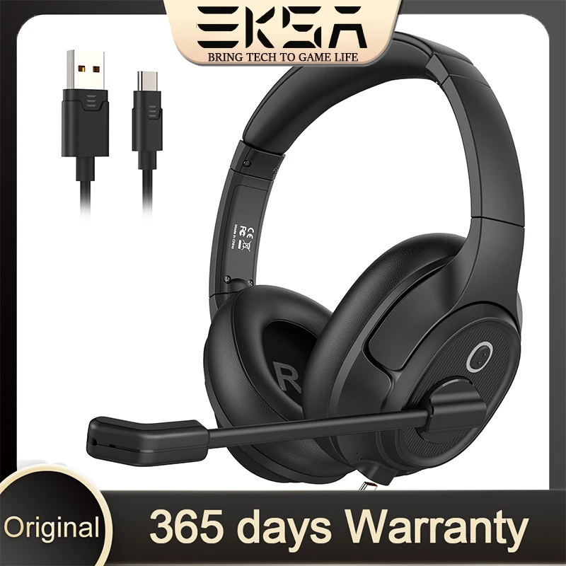 EKSA H2 Wired Headphones with Microphone Call Center Wire Headset for PC/PS4/Xbox Call Centre/Traffic/Office Headset
EKSA H2 Wired Headphones with Microphone Call Center Wire Headset for PC/PS4/Xbox Call Centre/Traffic/Office Headset
