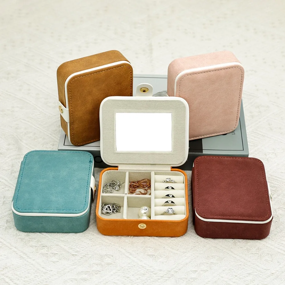 PU leather Jewelry Storage Box Rectangular Waterproof Cosmetic Holder Double Box Large Capacity Ring Earrings Organizer
PU leather Jewelry Storage Box Rectangular Waterproof Cosmetic Holder Double Box Large Capacity Ring Earrings Organizer