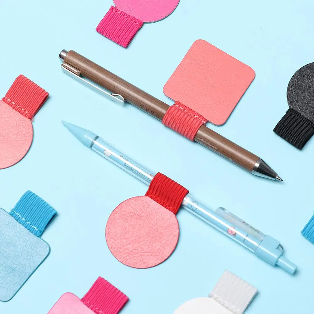 4 Pcs / Set Multicolor Leather Pen Clips Pencil Elastic Loop Self-Adhesive Pens Holder Convenient Portable Notebook Accessories
4 Pcs / Set Multicolor Leather Pen Clips Pencil Elastic Loop Self-Adhesive Pens Holder Convenient Portable Notebook Accessories