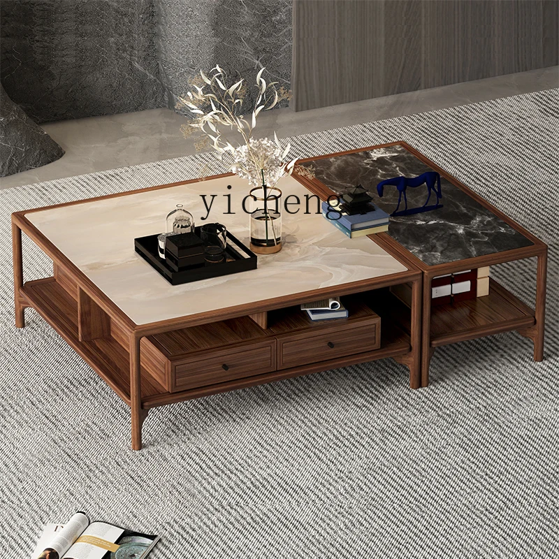 XL coffee table ash wood modern light luxury living room household solid wood rock slab tea table
XL coffee table ash wood modern light luxury living room household solid wood rock slab tea table
