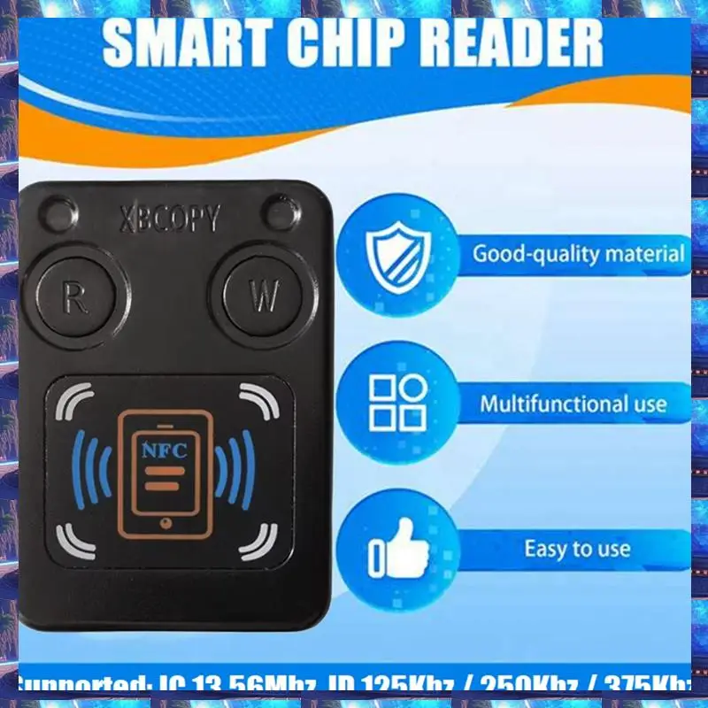 2025 NFC RFID Smart Chip Card Reader Copier +3XUID Keychain IC 13.56Mhz ID 125Khz 250Khz 375Khz RFID Token Clone Duplicator,NFC
2025 NFC RFID Smart Chip Card Reader Copier +3XUID Keychain IC 13.56Mhz ID 125Khz 250Khz 375Khz RFID Token Clone Duplicator,NFC