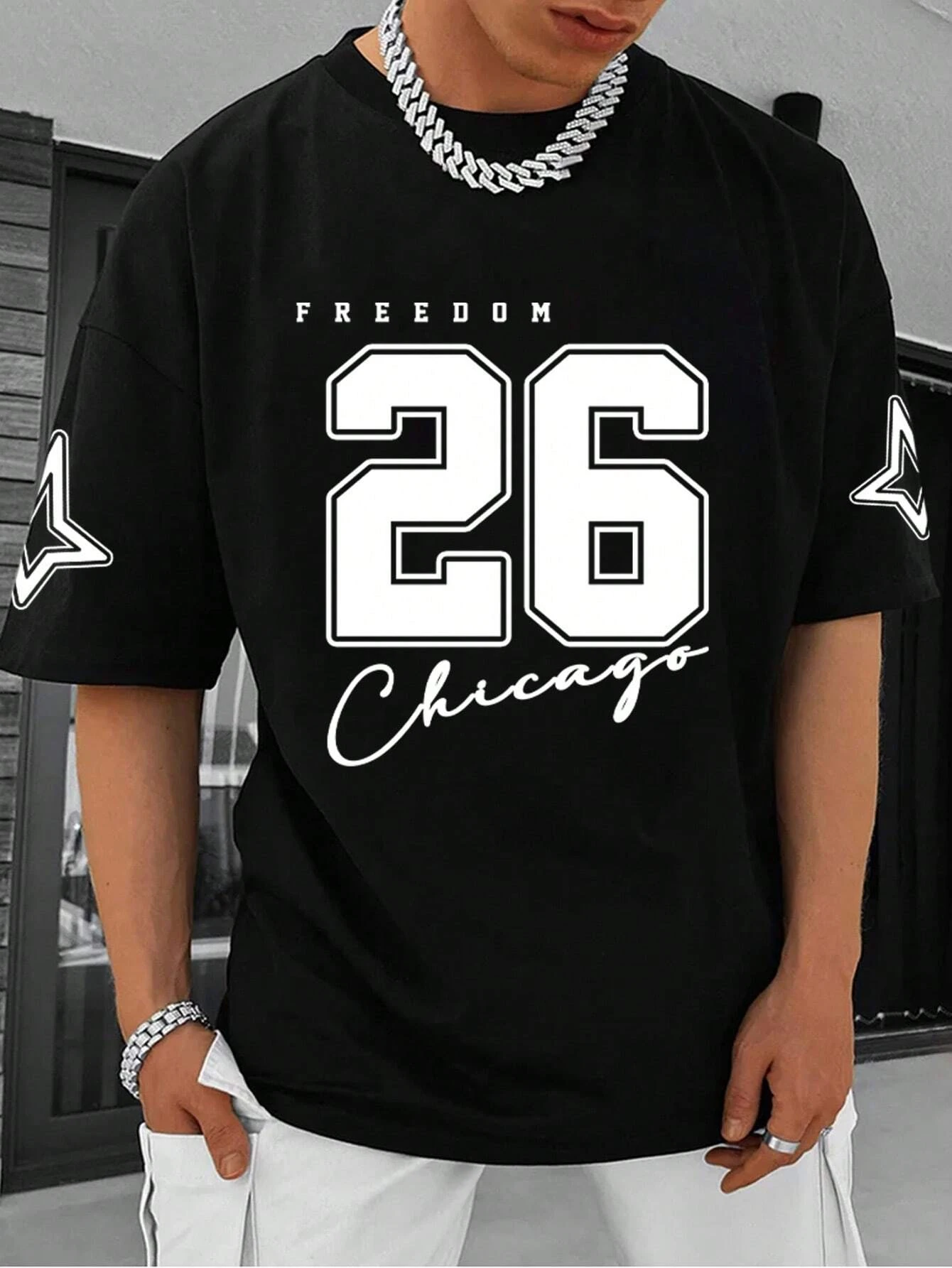 FREEDOM Number 26 Print Mens T-Shirt Man Short Sleeve Sportwear Football T-Shirt Vintage Oversize 5 colors Tees Men Clothes
FREEDOM Number 26 Print Mens T-Shirt Man Short Sleeve Sportwear Football T-Shirt Vintage Oversize 5 colors Tees Men Clothes