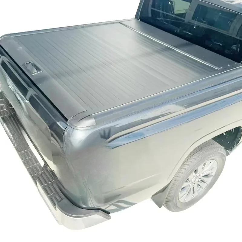 Pickup Truck Retractable Aluminum Roller Lid Shutter Tonneau Cover
Pickup Truck Retractable Aluminum Roller Lid Shutter Tonneau Cover