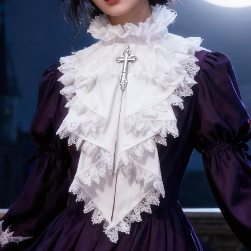 Оригинальный галстук-бабочка в стиле Лолиты, роскошные модные галстуки в стиле аниме, одежда для выступлений, рубашка, белый нагрудник в стиле принца, съемные воротники
Оригинальный галстук-бабочка в стиле Лолиты, роскошные модные галстуки в стиле аниме, одежда для выступлений, рубашка, белый нагрудник в стиле принца, съемные воротники