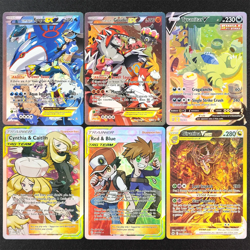 Self Made PTCG English Giratina VSTAR Mewtwo Kyogre Groudon Tyranitar Moltres Latias Milotic Hobby Collection Игрушка-флеш-карта
Self Made PTCG English Giratina VSTAR Mewtwo Kyogre Groudon Tyranitar Moltres Latias Milotic Hobby Collection Игрушка-флеш-карта