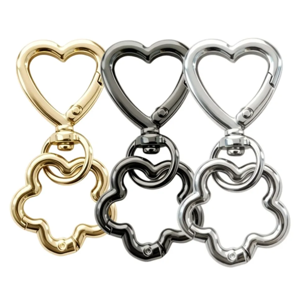 5/10/20/50 Pcs Double Opening Swivel Keychain Clips Heart Spring Clasp Hooks Snap Rings for Lanyards Crafts Camping accessories
5/10/20/50 Pcs Double Opening Swivel Keychain Clips Heart Spring Clasp Hooks Snap Rings for Lanyards Crafts Camping accessories