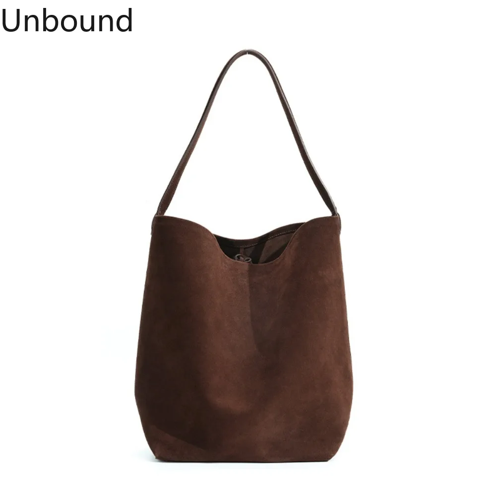 2026 Suede Cowhide Bucket Women Large Capacity Commuter Tote Shoulder Underarm Vintage Luxury Versatile Elegant Trend Handbag
2026 Suede Cowhide Bucket Women Large Capacity Commuter Tote Shoulder Underarm Vintage Luxury Versatile Elegant Trend Handbag