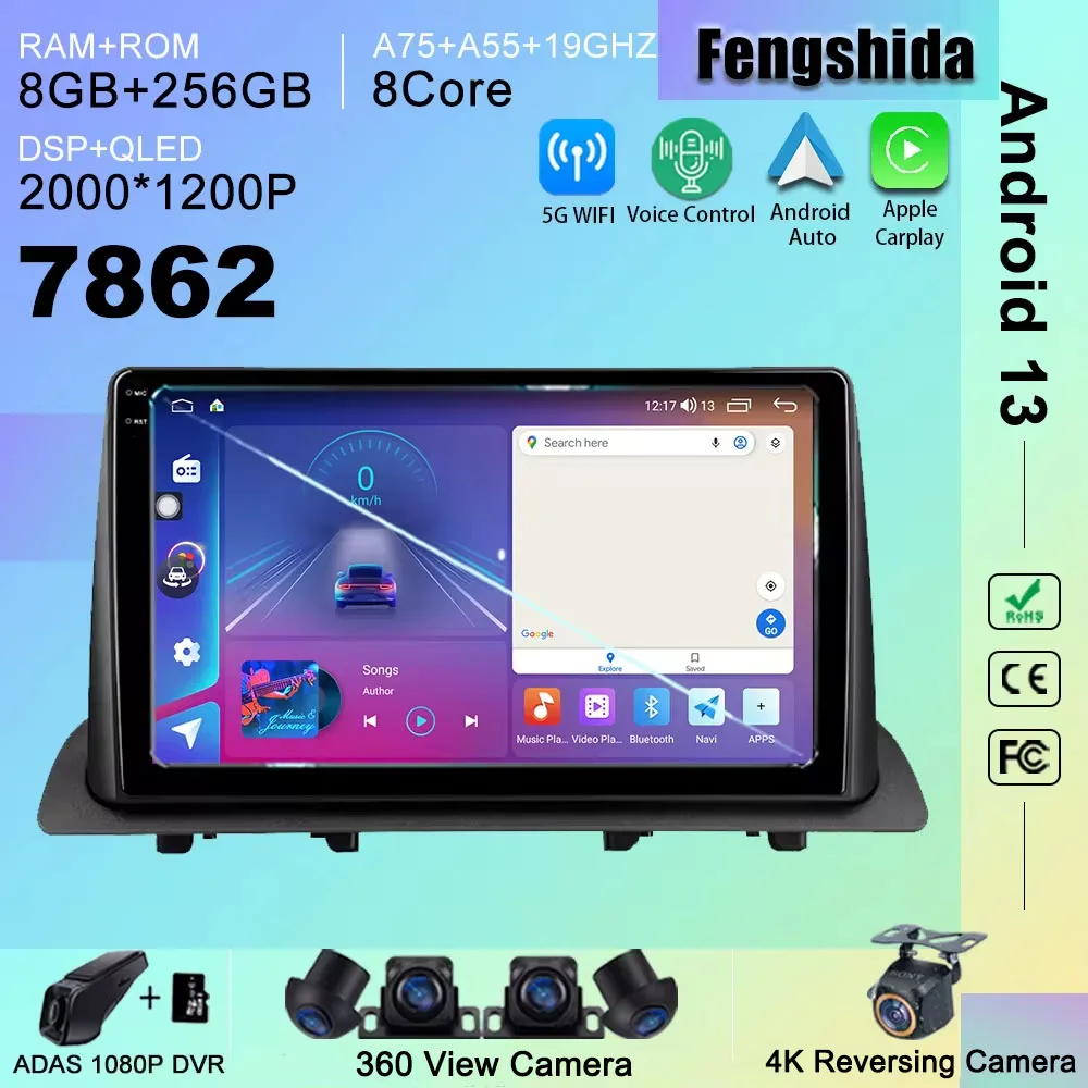 7862 CPU Android 13 Auto DVD Radio For Honda CR-V 2022 - 2023 Multimedia Player DashCam QLED Screen Auto Radio Android Car Wifi
7862 CPU Android 13 Auto DVD Radio For Honda CR-V 2022 - 2023 Multimedia Player DashCam QLED Screen Auto Radio Android Car Wifi