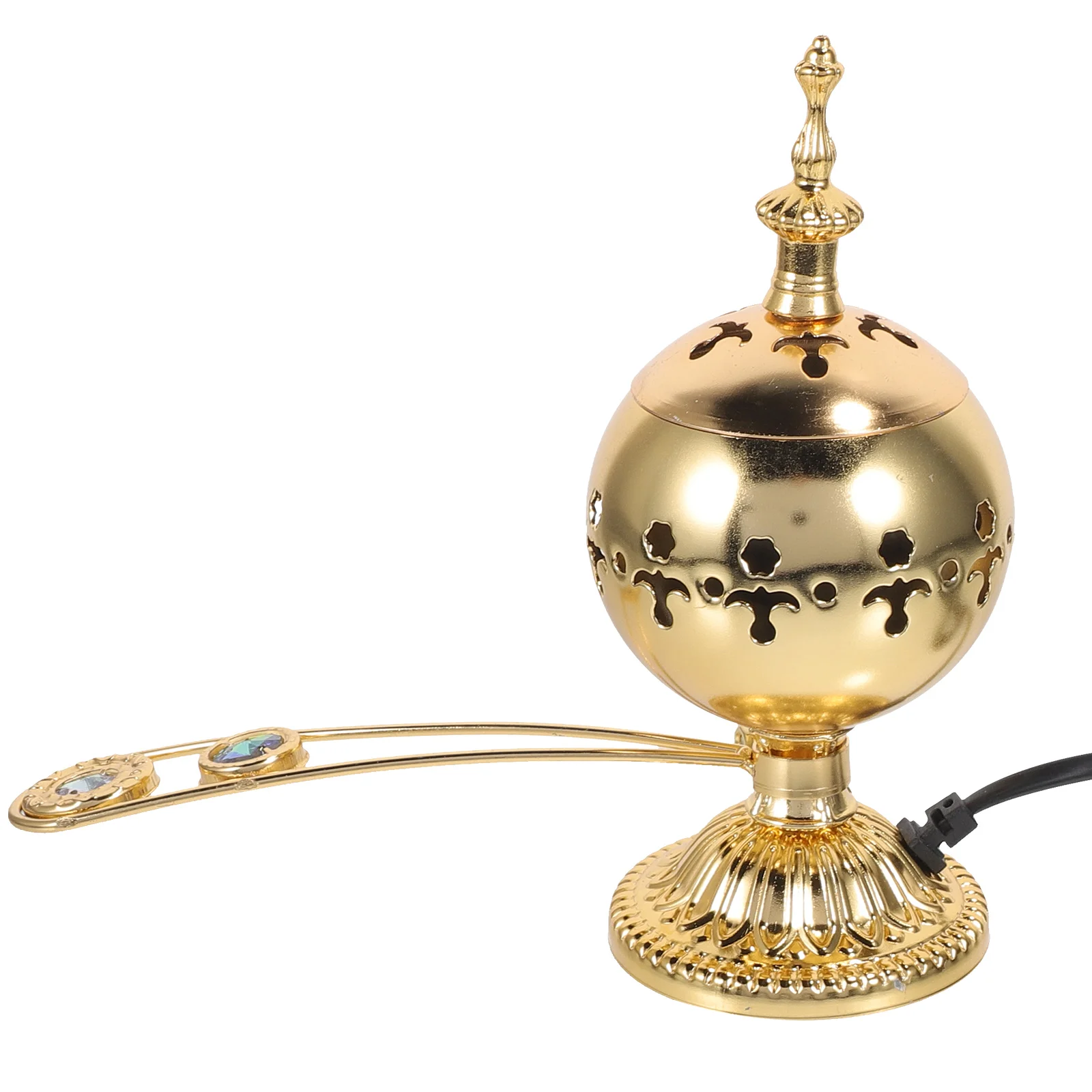 Portable Silver Metal Incense Burner Aroma Censer Holder Home Decorative Stove Vintage IncenseBurner Retro Aroma Burner Metal
Portable Silver Metal Incense Burner Aroma Censer Holder Home Decorative Stove Vintage IncenseBurner Retro Aroma Burner Metal