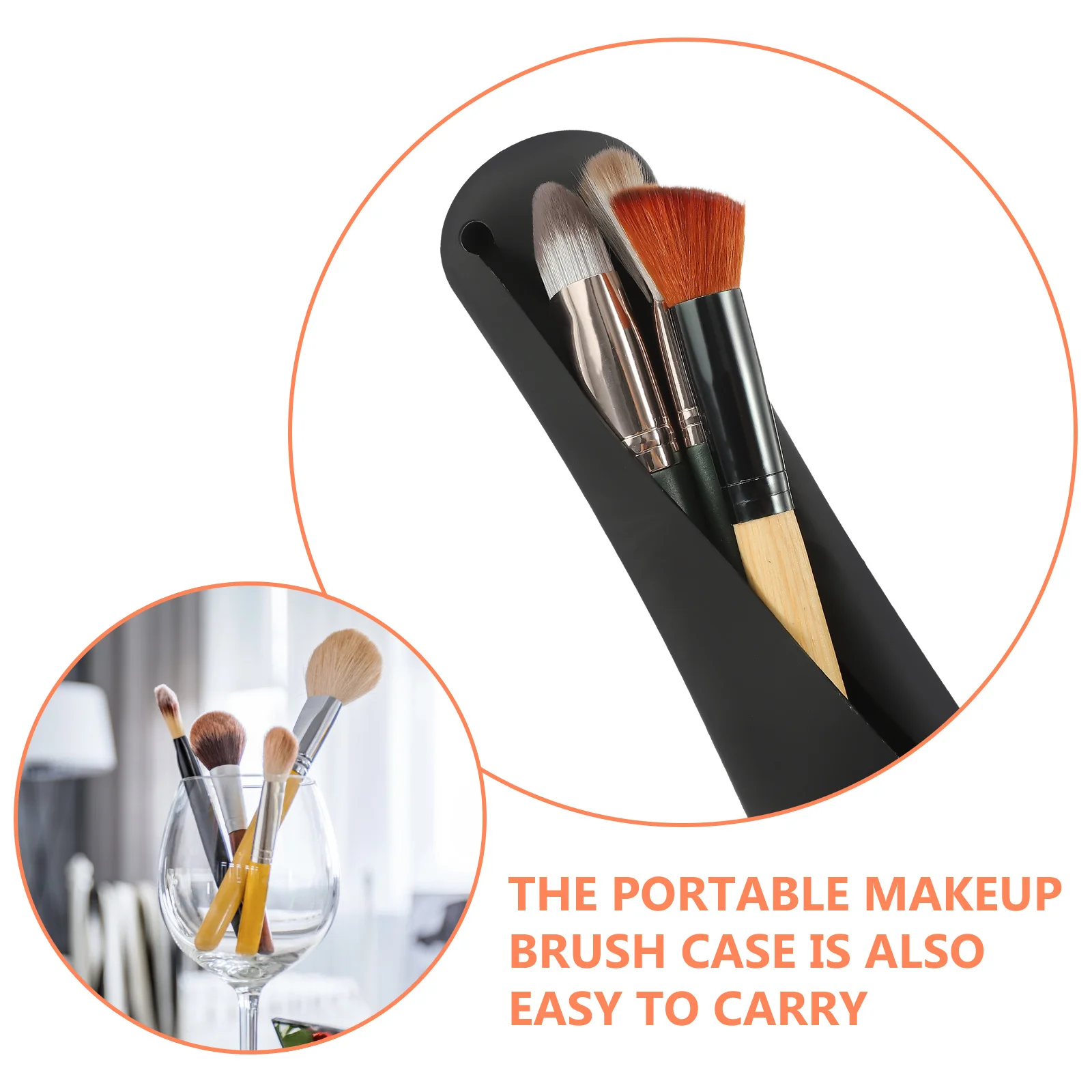 Portable Makeup Brush Case Silicone Travel Friendly Organizer Holds Brushes Securely Easy Access and for Trips and
Portable Makeup Brush Case Silicone Travel Friendly Organizer Holds Brushes Securely Easy Access and for Trips and