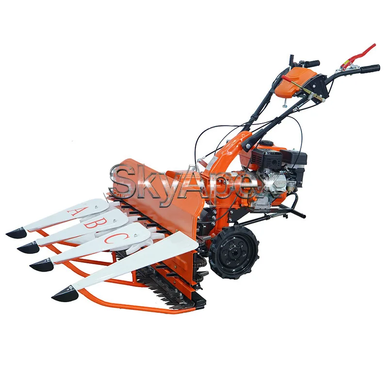 Walk Behind Self Propelled Mini Harvester Household Portable Forage Corn Wheat Rice Cutting And Swathing Farm Machine
Walk Behind Self Propelled Mini Harvester Household Portable Forage Corn Wheat Rice Cutting And Swathing Farm Machine