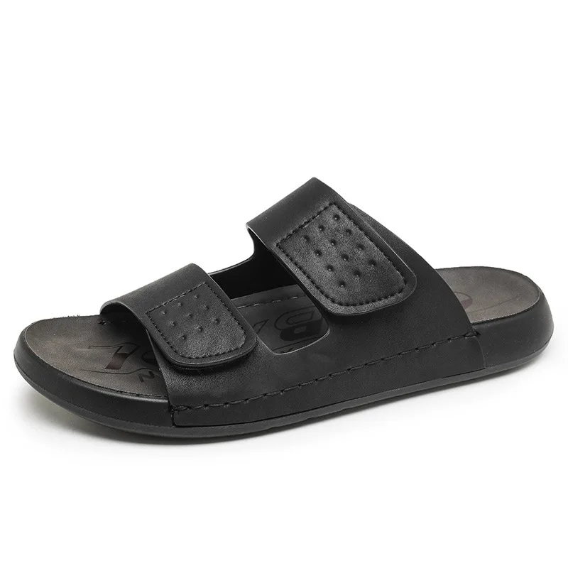 New Men's Outdoor Home Slippers Sports and Leisure Shoes Men's Beach Slippers Anti Slip and Wear-resistant Leather Slippers
New Men's Outdoor Home Slippers Sports and Leisure Shoes Men's Beach Slippers Anti Slip and Wear-resistant Leather Slippers