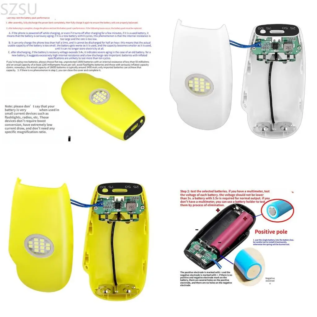 SZSU Detachable 2Cell 18650 Battery Case Quick Assembly Without Welding
SZSU Detachable 2Cell 18650 Battery Case Quick Assembly Without Welding
