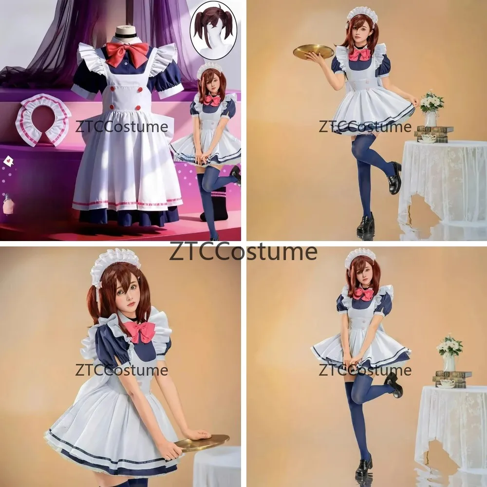 Ayase Momo Cosplay Costume Maid Dress JK Uniform Wig Set Anime Fantasy Outfit for Women Girls Halloween Party Carnival
Ayase Momo Cosplay Costume Maid Dress JK Uniform Wig Set Anime Fantasy Outfit for Women Girls Halloween Party Carnival